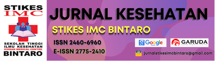 Jurnal Kesehatan STIKes IMC Bintaro